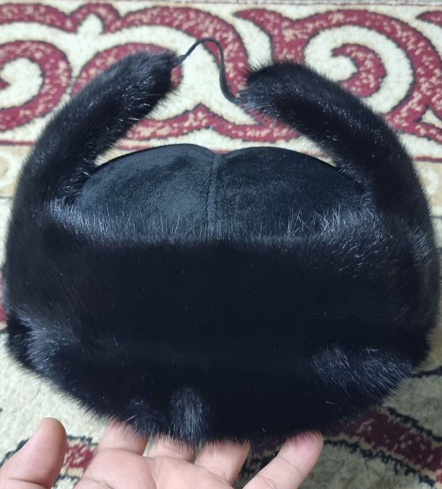 Норковя современная шапка 58-60