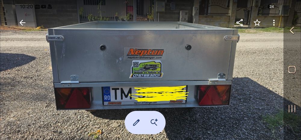Remorca 400 kg Noua