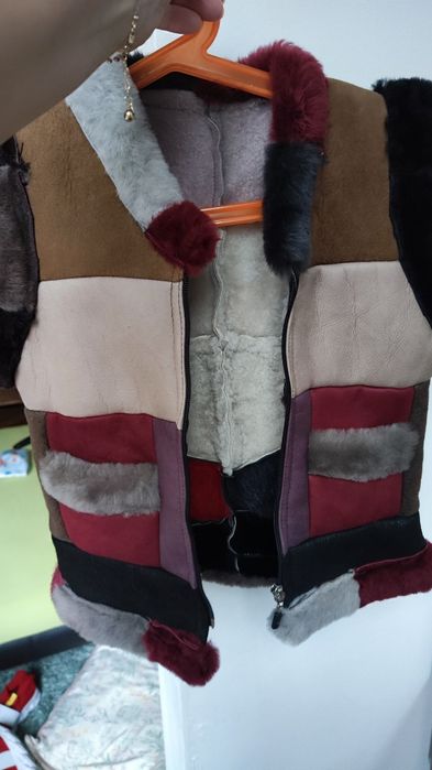 Bundita copii , veste piele naturala