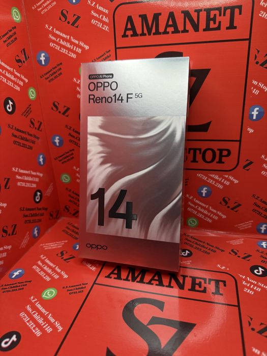 Oppo Reno 14F 5G Sigilat Amanet SZ Non Stop