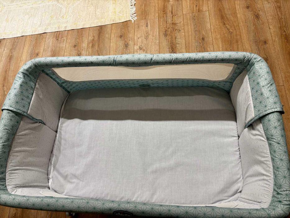 Patut Chicco CO-Sleeping Next2Me Dream, Sage (Turcoaz), 0luni+