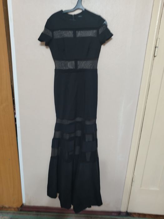 Платье женское чёрное нарядное