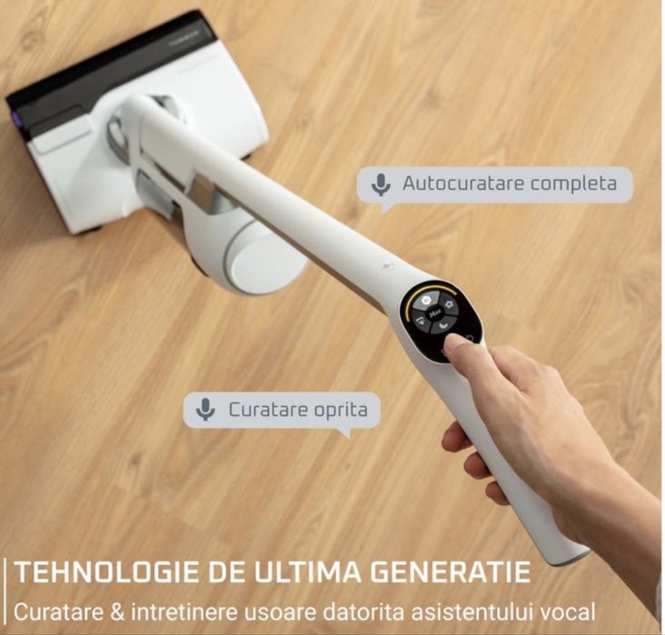 Aspirator vertical fara fir cu spalare Rowenta X-Clean 10 GZ7540WO