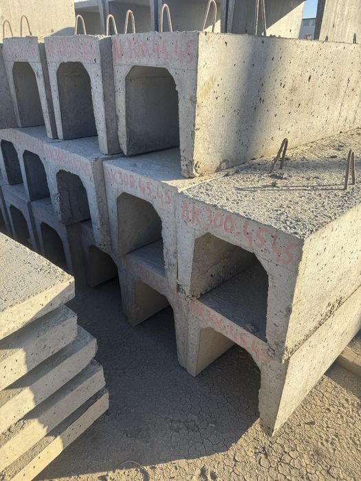 ЖБИ. Опоры, лотки, плиты