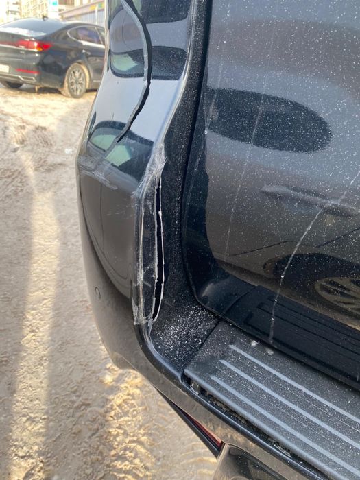 Задний бампер прадо 150 (лопнутый)