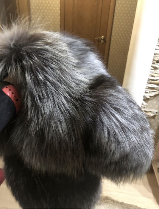 Жилет из чернобурки