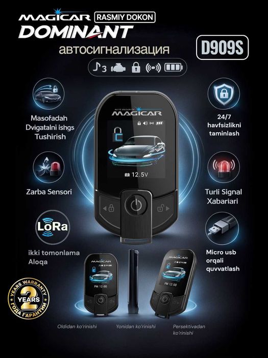 Dominant Magicar D909S avtomobil uchun masofadan boshqariladigan pult