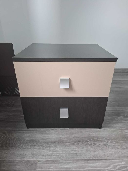 Noptiere wenge/cappuccino