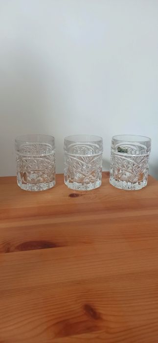 Кристални,масивни чаши