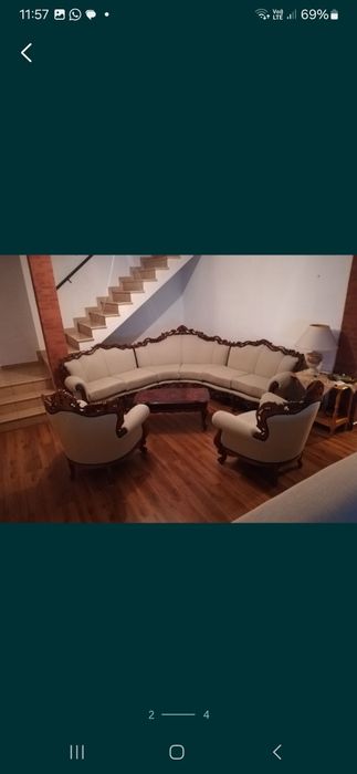 Vas pt pomi din plastic. si set de sufragerie