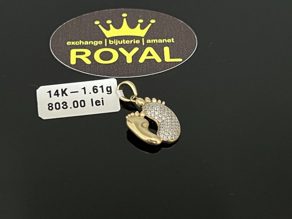 Bijuteria Royal CB : Pandant aur 14k 1,61 grame