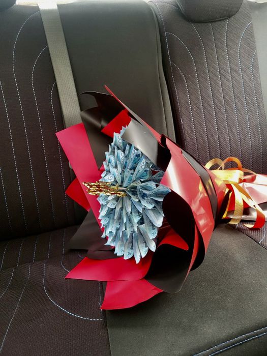 Денежный букет Алматы