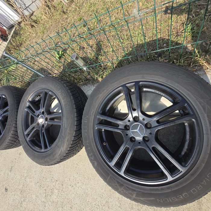 Set de roti cu jante din aluminiu culoare negru pt Mercedes GLC