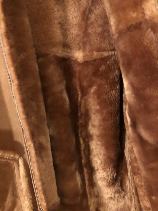 Cojoc masculin superb, nou, piele si blana naturale, marimea M