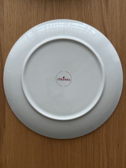 Set farfurii Chicineta cu mesaj lucrate manual