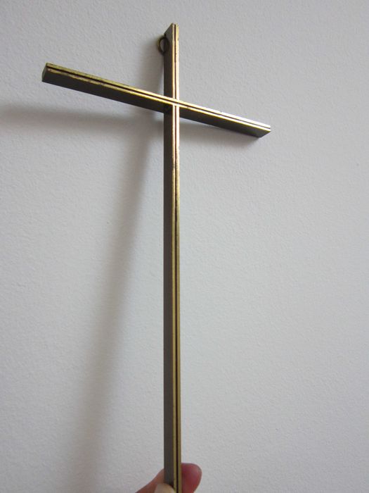 cadou deosebit rar Crucifix Cruce mid-century Germania 1960