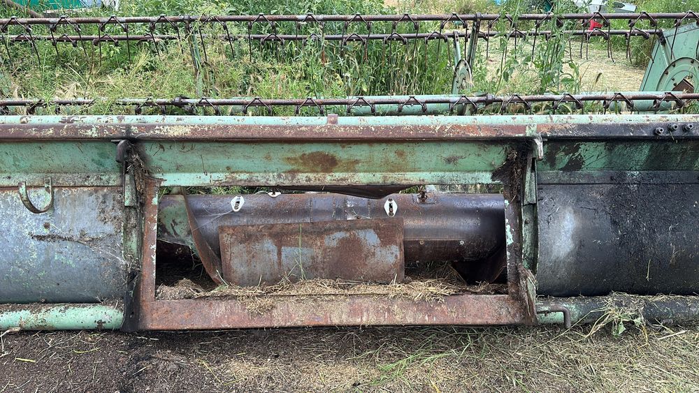 Heder Păioase 4.20m Heder Rips culegător 6F floare porumb ambele hedere stare originală de fabrică. Nemodificate. Curele Noi, Combină Sema 110 140 MLI