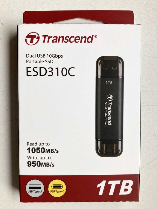 Внешний SSD 1 TB Transcend ESD310 USB Tupe C