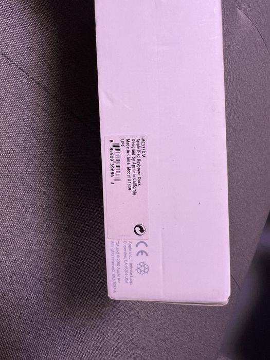 Tastatura apple ipad 1,2,3,4 de colectie la cutie cu carticele