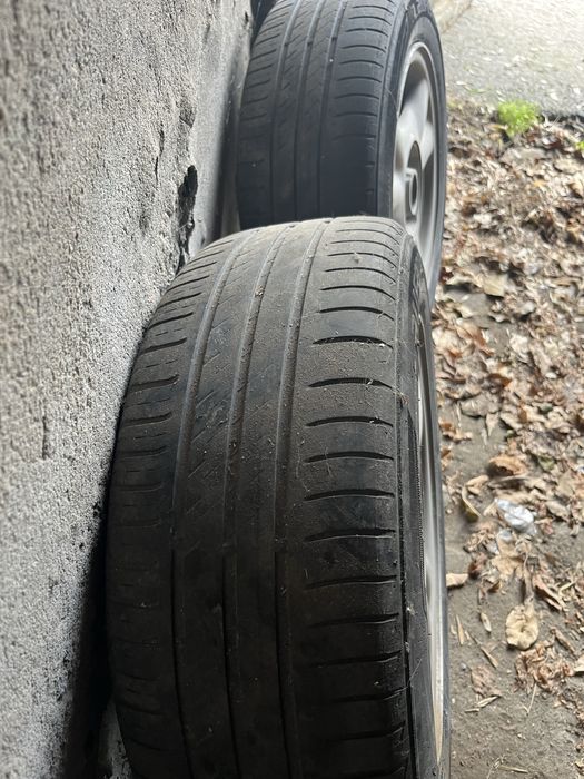 Ляти джанти с летни гуми 14 цола за сеат, фолксваген 4х100