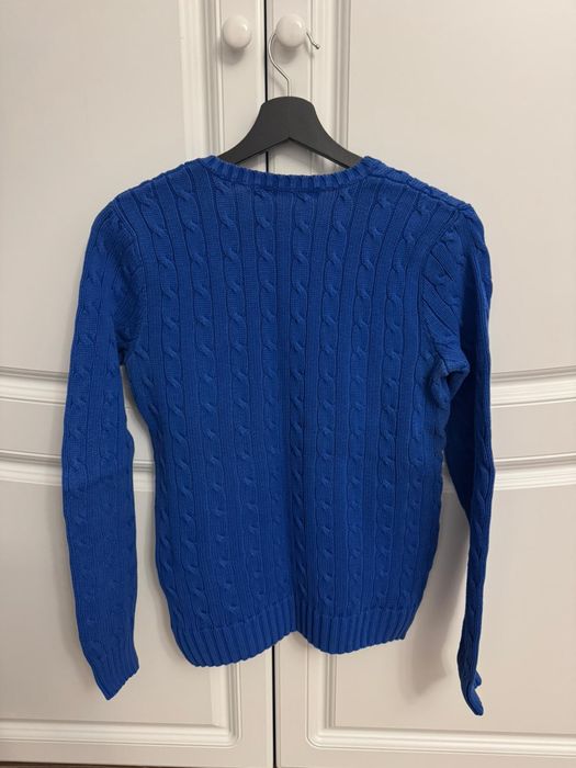 Pulover femei Ralph Lauren sport cable knit, albastru regal, ma