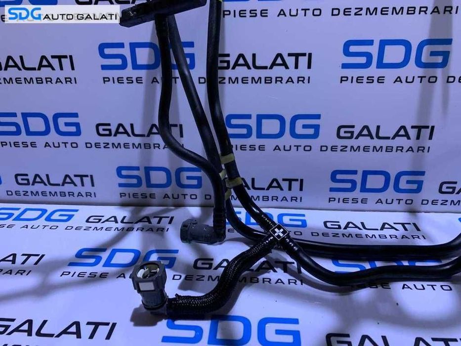 Instalatie Furtun Furtune Conducta Conducte Alimentare Combustibil Rampa Injectoare Tur Retur Peugeot 207 1.6 HDI 2006 - 2012 Cod 9635692580