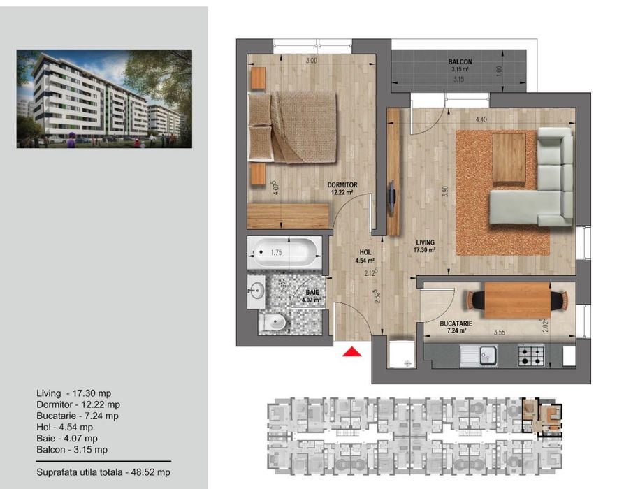 Apartament 2 camere