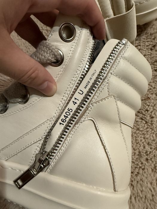 Rick Owens Geobasket Jumbo Laces - 40/41/42/43/44