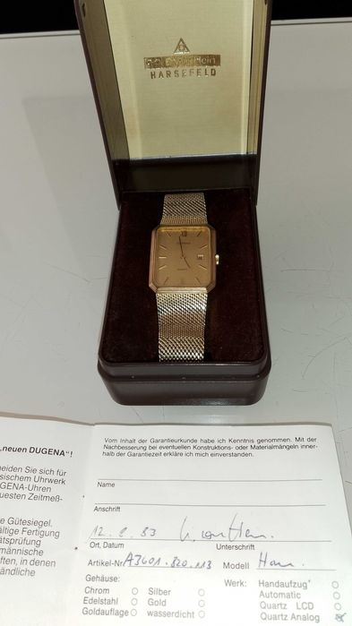 Ceas Unisex DUGENA, design clasic