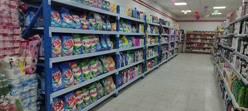 Металлический стеллаж для склада