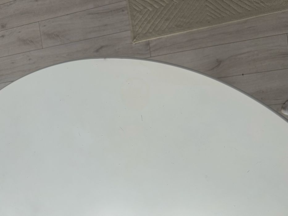 Masă Jysk model JEGIND Ø105 cm alb/natur