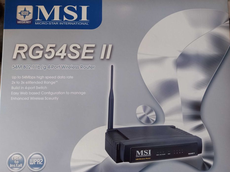 Безжичен рутер MSI за 25 лв.