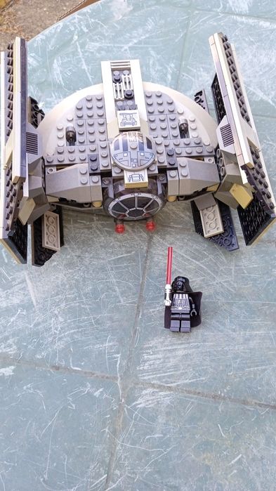 lego darth vader's tie fighter
