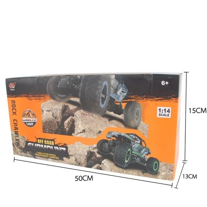 Офроуд джип с дистанционно управление Син, Зелен