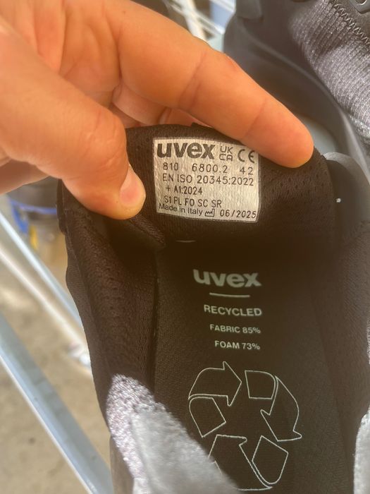 Pantofi de protecție, 42, uvex, S1