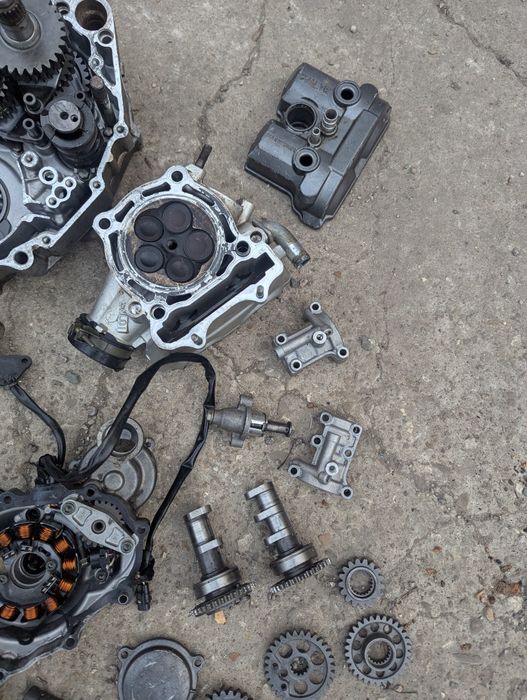 Yamaha WR 250 на части