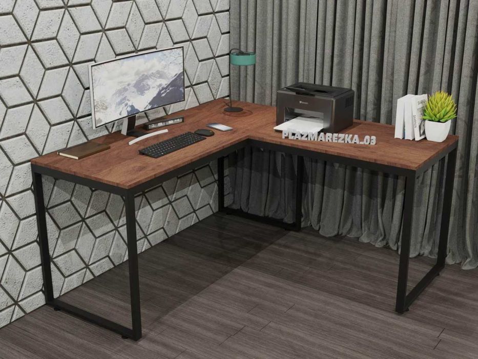 компьютерный стол угловой  loft