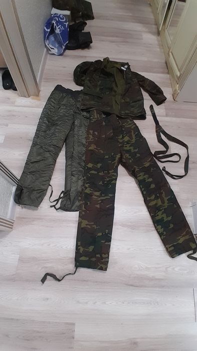 Вещи камуфляж берцы ватники