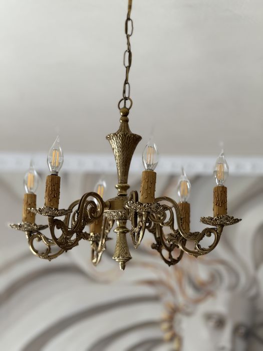 Candelabru bronz masiv