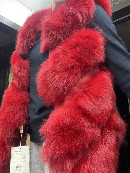 Меховая безрукавка