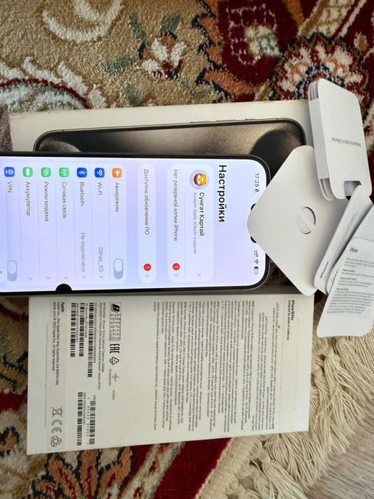Продается Iphone 15 pro серый 256гб