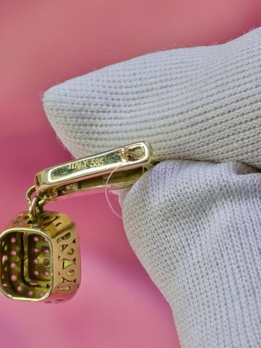 Золото 585  Серьги