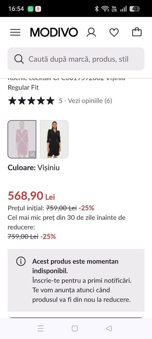 Rochie Dama Vișinie