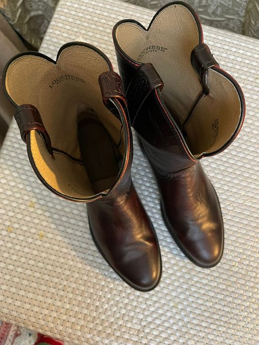 Сапоги КОЖАНЫЕ новые