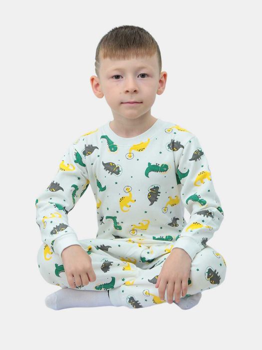 Пижамы для мальчиков, зимние с начосим