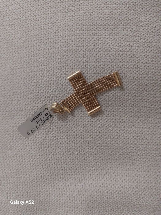 Pandantiv cruce aur 14k
