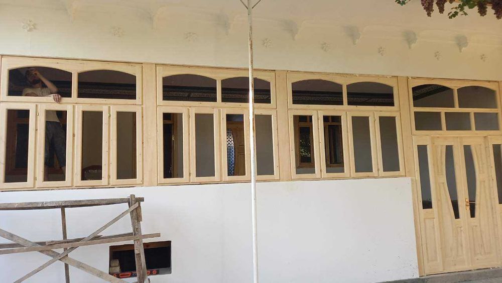 Кухня ва Балкон учун ром (дераза) эшик ишлаб чиқарамиз Рамы для кухни