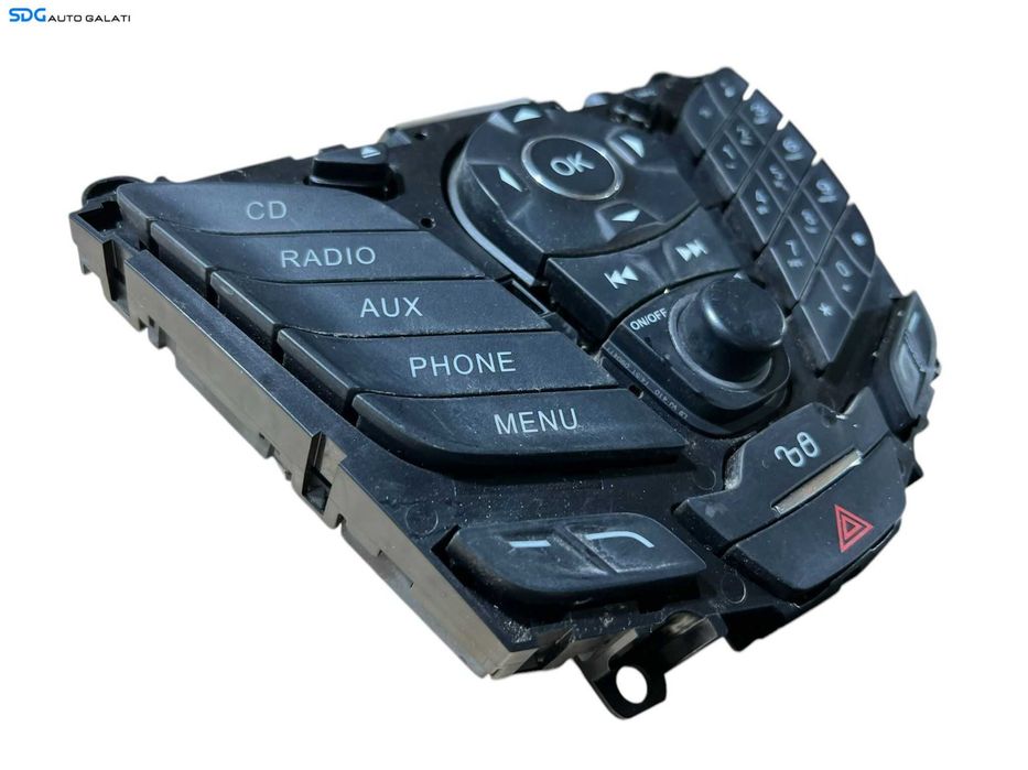 Panou Buton Butoane Comanda Control Radio CD Player Navigatie Volum Avarii Inchidere Centralizata Ford Focus 3 2010 - 2015 Cod AM5T-18K811-BD AM5T18K811BD [LR0525]