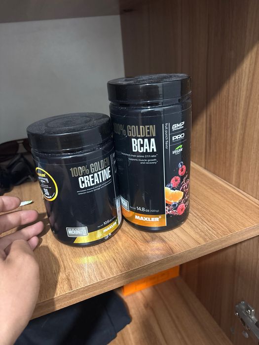 Maxler 100% Golden Creatine + BCAA (Комплектімен сатылады)