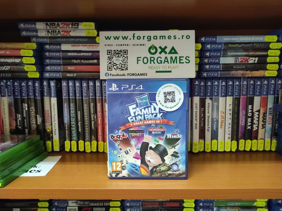 Hasbro Family Fun Pack joc PS4 Monopoly Forgames.ro